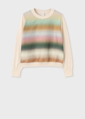 Paul Smith (Women)/ポール・スミス ウィメンズ ”Smith Stripe” コンビ ニット(155224763N)