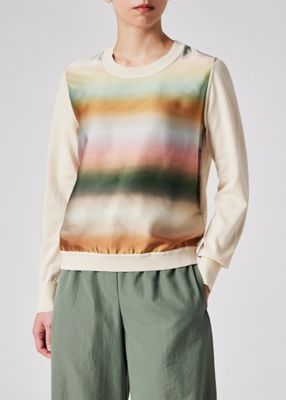 ウィメンズ　”Ｓｍｉｔｈ　Ｓｔｒｉｐｅ”　コンビ　ニット（１５５２２４７６３Ｎ）