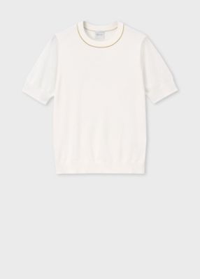 ＜Paul Smith (Women)＞ウィメンズ　シアー　コンビネーション　ニット（１５５２５０７７１Ｎ）