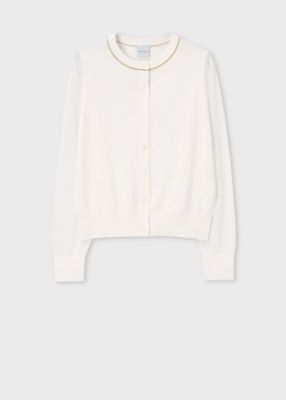 ＜Paul Smith (Women)＞ウィメンズ　シアー　コンビネーション　カーディガン（１５５２５０ＫＮ１２７）