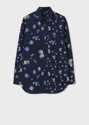 ウィメンズ　”Ｃｈａｍｏｍｉｌｅ　Ｆｌｏｒａｌ”　ミックス　シャツ（１５５３０１３３１Ｂ）