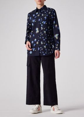 ウィメンズ　”Ｃｈａｍｏｍｉｌｅ　Ｆｌｏｒａｌ”　ミックス　シャツ（１５５３０１３３１Ｂ）