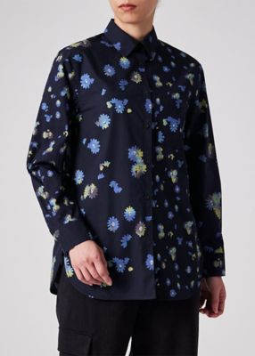 ウィメンズ　”Ｃｈａｍｏｍｉｌｅ　Ｆｌｏｒａｌ”　ミックス　シャツ（１５５３０１３３１Ｂ）