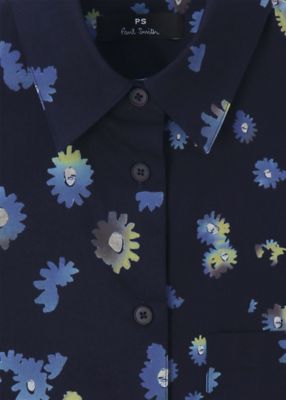 ウィメンズ　”Ｃｈａｍｏｍｉｌｅ　Ｆｌｏｒａｌ”　ミックス　シャツ（１５５３０１３３１Ｂ）