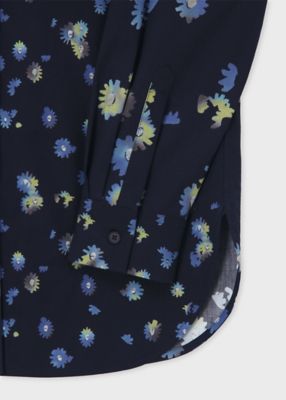 ウィメンズ　”Ｃｈａｍｏｍｉｌｅ　Ｆｌｏｒａｌ”　ミックス　シャツ（１５５３０１３３１Ｂ）