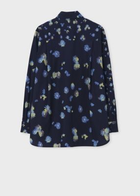 ウィメンズ　”Ｃｈａｍｏｍｉｌｅ　Ｆｌｏｒａｌ”　ミックス　シャツ（１５５３０１３３１Ｂ）