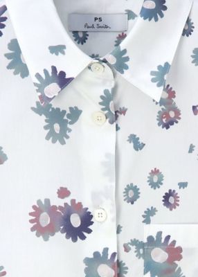 ウィメンズ　”Ｃｈａｍｏｍｉｌｅ　Ｆｌｏｒａｌ”　ミックス　シャツ（１５５３０１３３１Ｂ）