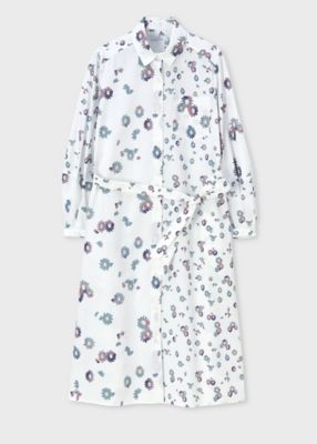 ＜Paul Smith (Women)＞ウィメンズ　”Ｃｈａｍｏｍｉｌｅ　Ｆｌｏｒａｌ”　ミックス　ワンピース（１５５３０１３９００ＤＲ３０３＿＿＿）