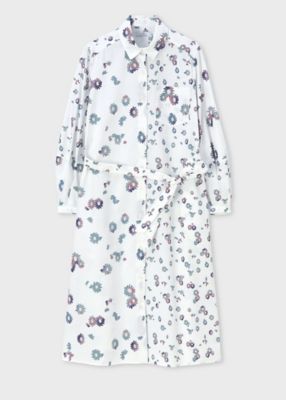 ＜Paul Smith (Women)＞ウィメンズ　”Ｃｈａｍｏｍｉｌｅ　Ｆｌｏｒａｌ”　ミックス　ワンピース（１５５３０１ＤＲ３０３）