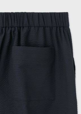ウィメンズ　シアサッカー　ワイドパンツ（１５５３５０３４９Ｔ）