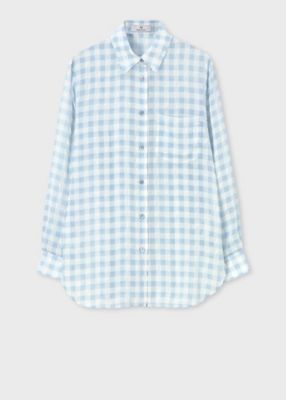 ＜Paul Smith (Women)＞ウィメンズ　シアサッカー　チェック　シャツ（１５５３５２３３１ＢＯ）
