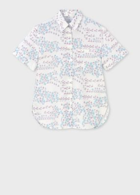 ＜Paul Smith (Women)＞ウィメンズ　”Ｊａｓｍｉｎｅ”　半袖シャツ（１５５３５３ＳＨ２７２）