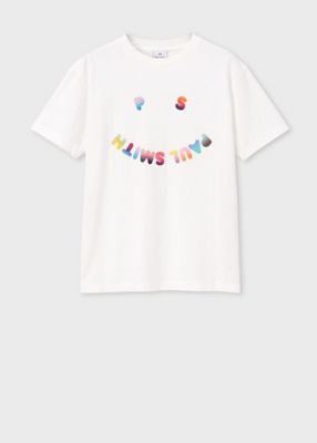 Paul Smith (Women)/ポール・スミス ウィメンズ ”Happy” グラデーション ポップ 半袖Tシャツ(155400232V)