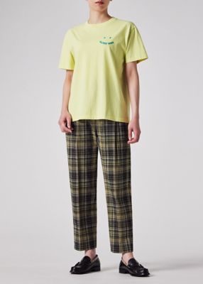 ウィメンズ　”Ｈａｐｐｙ”　ヴィンテージ　半袖Ｔシャツ（１５５４０６２３２ＶＤ）