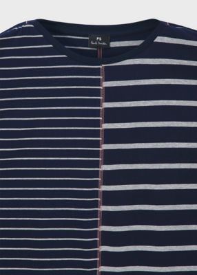 ウィメンズ　リラックス　ボーダー　長袖Ｔシャツ（１５５４１０Ｊ３６８）