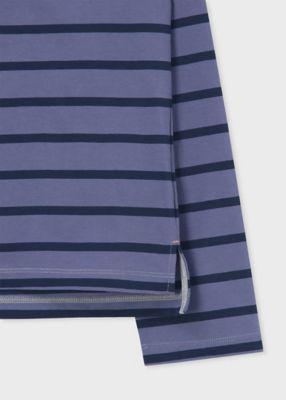 ウィメンズ　リラックス　ボーダー　長袖Ｔシャツ（１５５４１０Ｊ３６８）