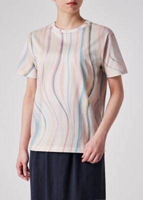 人気商品ランキング ウィメンズ ”Swirl” オールオーバー 半袖Tシャツ トップス
