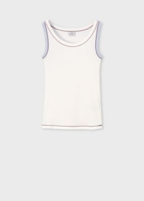 Paul Smith (Women)/ポール・スミス ウィメンズ カラーステッチ リブ ノースリーブ(155421J370)