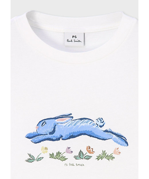 ウィメンズ ラビット スケッチ 半袖Tシャツ ウィメンズ ラビット スケッチ 半袖Tシャツ
