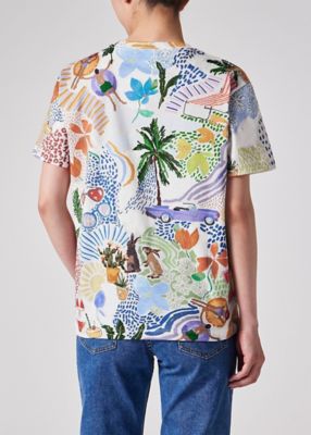 ウィメンズ オールオーバー プリント 半袖Tシャツ