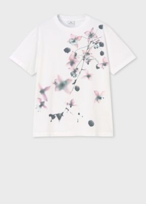Paul Smith (Women)/ポール・スミス ウィメンズ　”Ｆｌｏｒａｌ　Ｓｐｒａｙ”　半袖Ｔシャツ（１５５４５４２３２Ｖ）