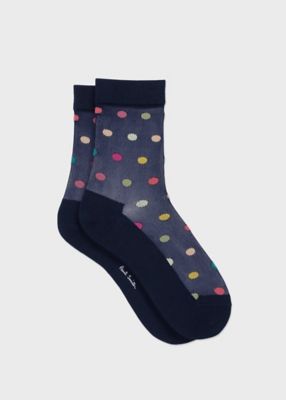 Paul Smith (Women)/ポール・スミス ウィメンズ ”Jem Polka” シアー ソックス(155602CSW)