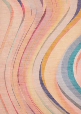 ウィメンズ　リネンブレンド　”Ｓｗｉｒｌ”　スカーフ（１５５７７０２５０Ｇ）