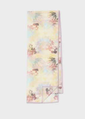 ＜Paul Smith (Women)＞ウィメンズ　”Ｓｕｎ　Ｓｈａｄｏｗ”　シルクブレンド　スカーフ（１５５７７７２５０Ｇ）