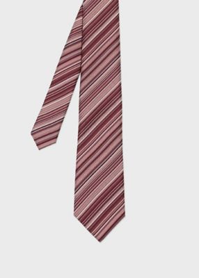 ＜Paul Smith (Men)＞”Ｔｅｘｔｕｒｅｄ　Ｍｕｌｔｉ　Ｓｔｒｉｐｅ”　タイ（１６００１５５５２ＭＪ）
