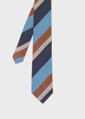 ミックスパネルストライプ タイ（160026552MJ） | Paul