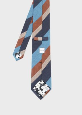 ミックスパネルストライプ タイ（160026552MJ） | Paul