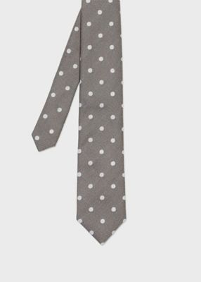 ＜Paul Smith (Men)＞”Ｔｅｘｔｕｒｅｄ　Ｐｏｌｋａ　Ｄｏｔ”　タイ（１６００３４５５２ＭＪ）