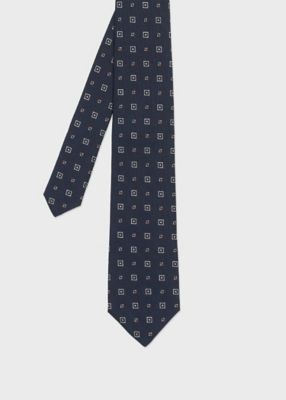 スクエアジオメトリック タイ（160037552MJ） | Paul Smith