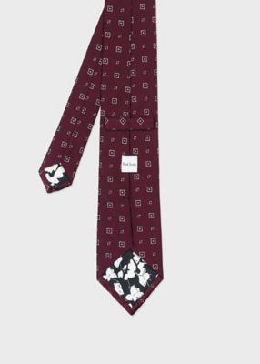 スクエアジオメトリック タイ（160037552MJ） | Paul Smith