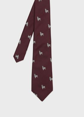 ＜Paul Smith (Men)＞”Ｅｍｂｒｏｉｄｅｒｙ　Ｄｏｇ”　タイ（１６００４９５５２ＭＪ）