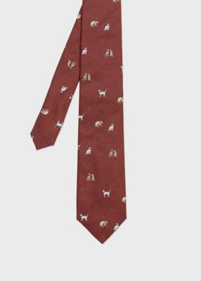 ＜Paul Smith (Men)＞”Ｃａｔ　Ｐａｔｔｅｒｎ”　タイ（１６００５１５５２ＭＪ）