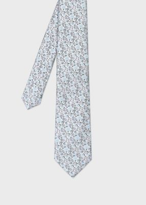 ＜Paul Smith (Men)＞フローラルパターン　タイ（１６００５３５５２ＭＩＲ）