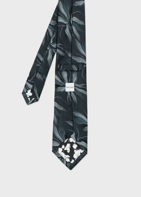 Jacquard Leaf” タイ（160062552MJ） | Paul