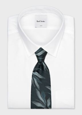 Jacquard Leaf” タイ（160062552MJ） | Paul