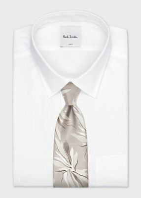 Jacquard Leaf” タイ（160062552MJ） | Paul