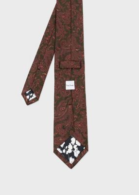 フラワーポイント ペイズリー タイ（160074552MJ） | Paul