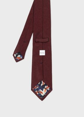【未使用に近い✨】ポールスミス ネクタイ レッド ペイズリー ジャガード 現行 Paul Smith（ポールスミス）の「アブストラクト ジャカード タイ