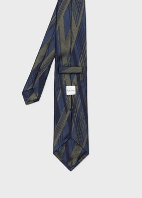 5点セット Paul Smith スーツ セットアップ dunhill ネクタイ アブストラクト ジオメトリック タイ（160141552MT