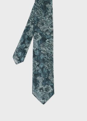 ＜Paul Smith (Men)＞フローラルジャカード　タイ（１６０１４２５５２ＭＴ）