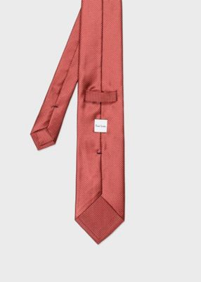 【新品】Paul Smith ポールスミス ネクタイ チェック ドット ピンク Paul Smith（ポール・スミス） 【すぐに渡せるおしゃれなラッピング付