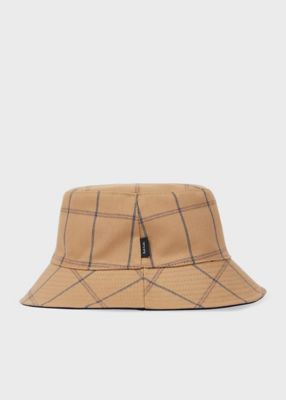 ＜Paul Smith (Men)＞リバーシブル　チェック　バケットハット（１６０３２４９２１ＤＴ）