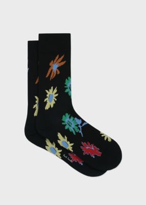 ＜Paul Smith (Men)＞”Ｄｅｓｅｒｔ　Ｆｌｏｗｅｒ”　ソックス（１６０６３２ＣＳ）