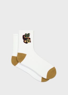 ＜Paul Smith (Men)＞”Ｍａｎｅｋｉｎｅｋｏ”　ソックス（１６０６３９ＭＤ２）