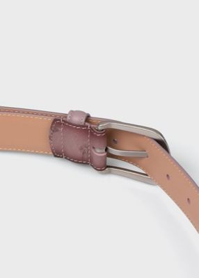 新品【ポールスミス】現行モデル スクエア レザーベルト 茶 XL(最大93cm) Paul Smith - 新品【ポールスミス】現行モデル スクエア レザーベルト