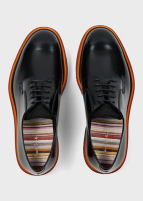 新品箱付 訳【ポールスミス】ドレス ビジネス レザーシューズ 7（25.5） 黒 Ras” レザーシューズ（160805RAS） | Paul Smith (Men